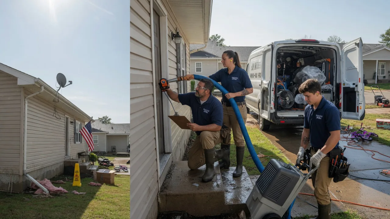 Ceiling Water Damage Restoration in Owosso, MI near me